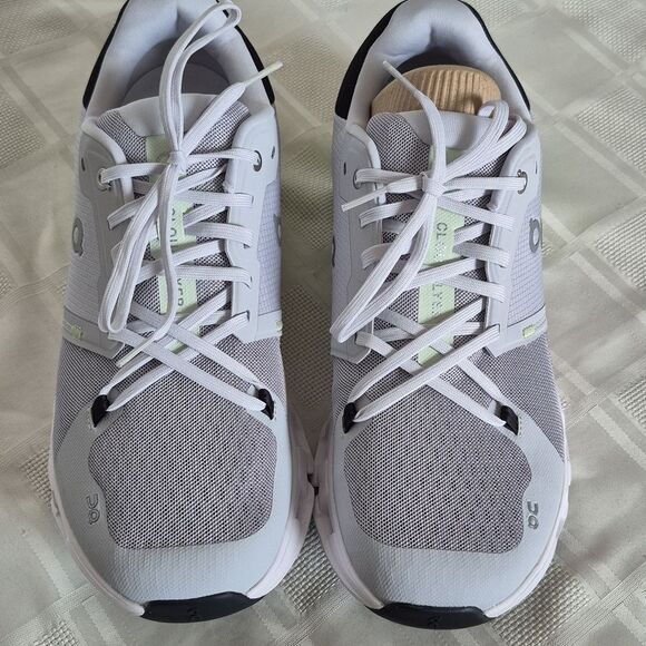 On Running Light Cloudflyer Gray and Mint Sneakers - Picture 10 of 16